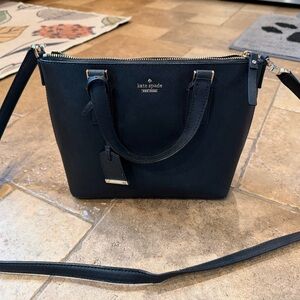 Kate Spade black leather Crossbody Bag